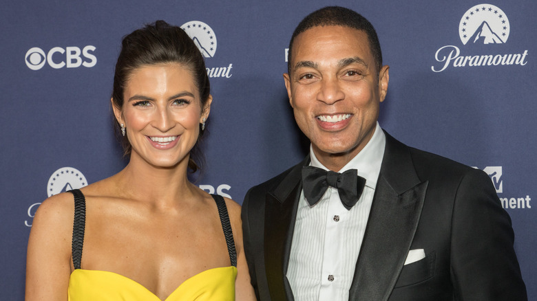 Kaitlan Collins and Don Lemon smiling