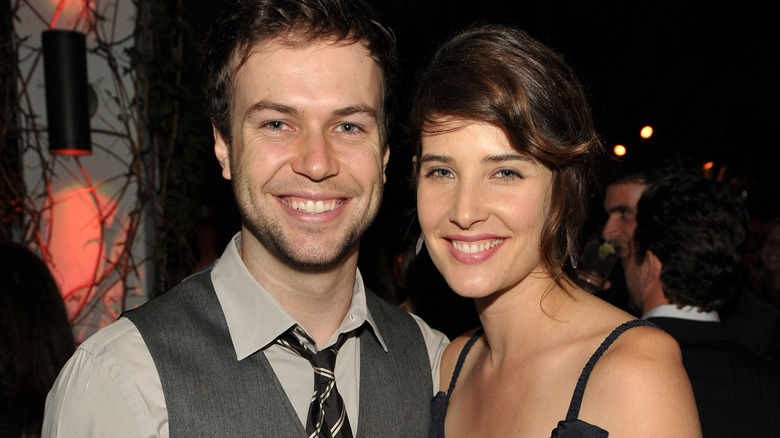 Cobie Smulders and Taran Killam smiling