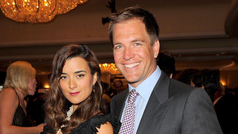 Cote de Pablo with Michael Weatherly