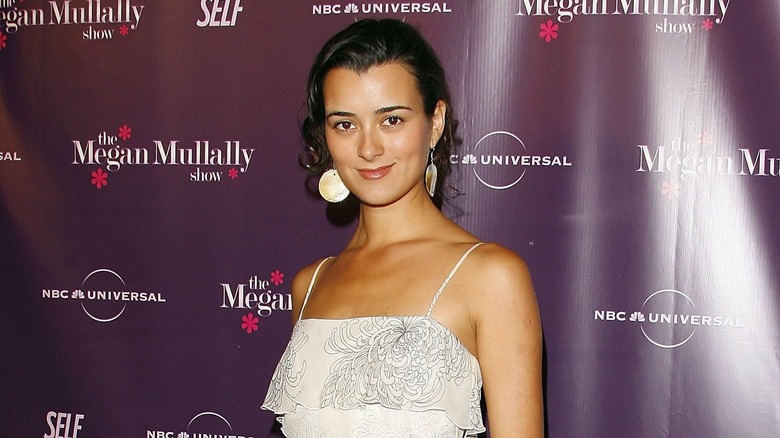 Cote de Pablo posing