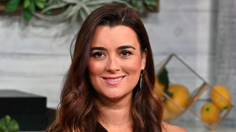 Cote de Pablo smiling