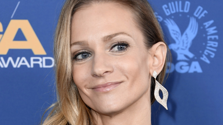A.J. Cook giving a wry look