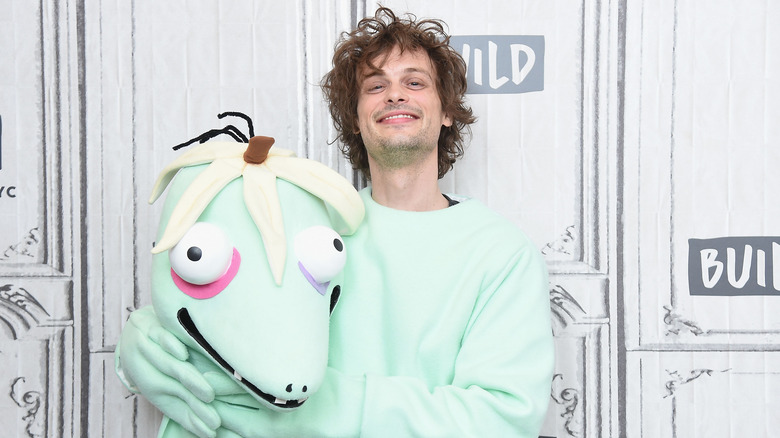 Matthew Gray Gubler wearing costume