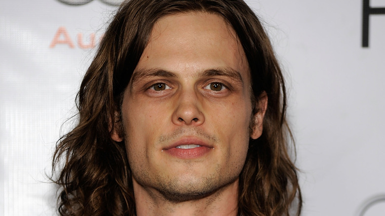 Matthew Gray Gubler with long hair