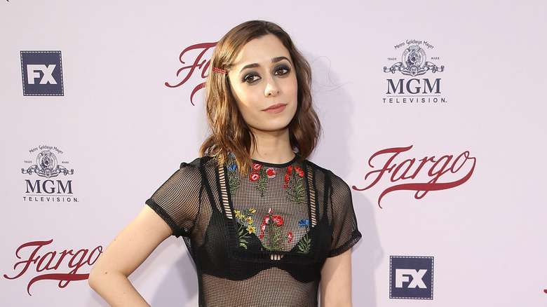 Cristin Milioti posing at a for your consideration event for Fargo