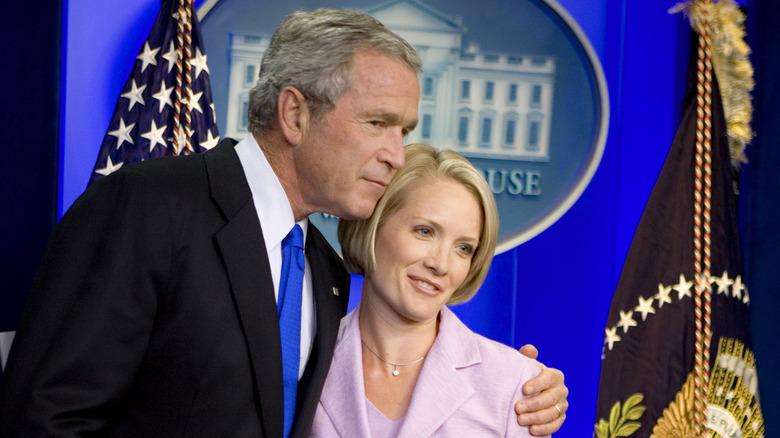 George W. Bush and Dana Perino