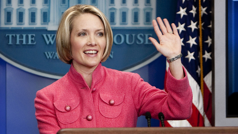 Dana Perino waving goodbye