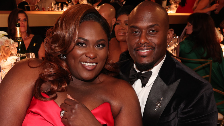 Danielle Brooks and Dennis Gelin smiling