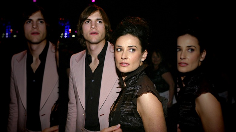 Ashton Kutcher and Demi Moore