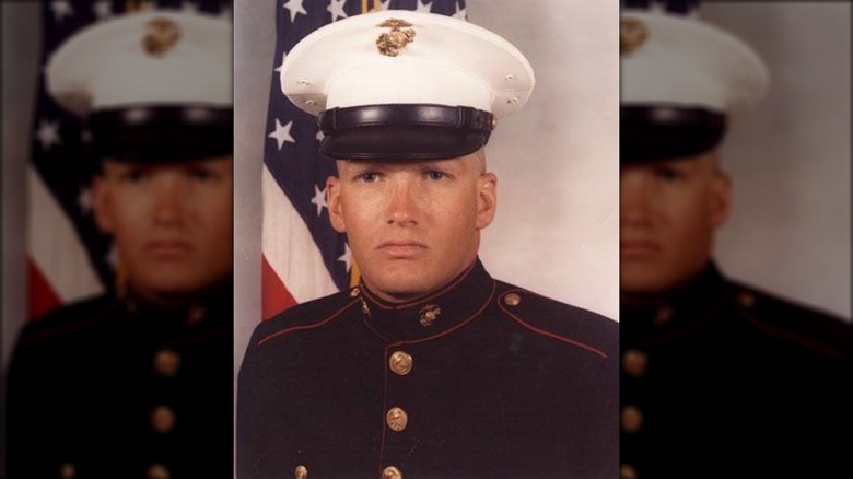 Drew Carey military photo