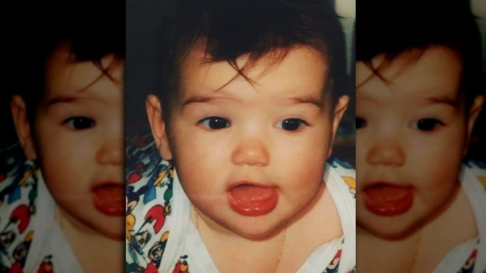 Dua Lipa as a baby