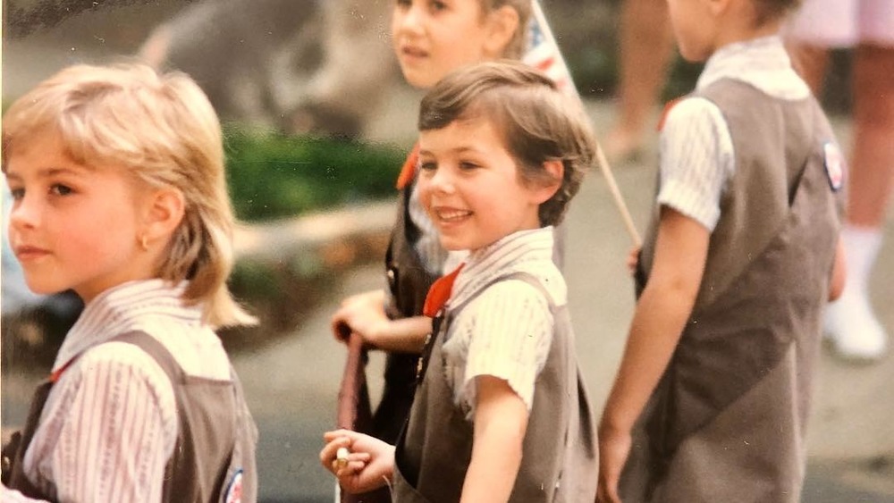 young Dylan Dreyer as a Girl Scout