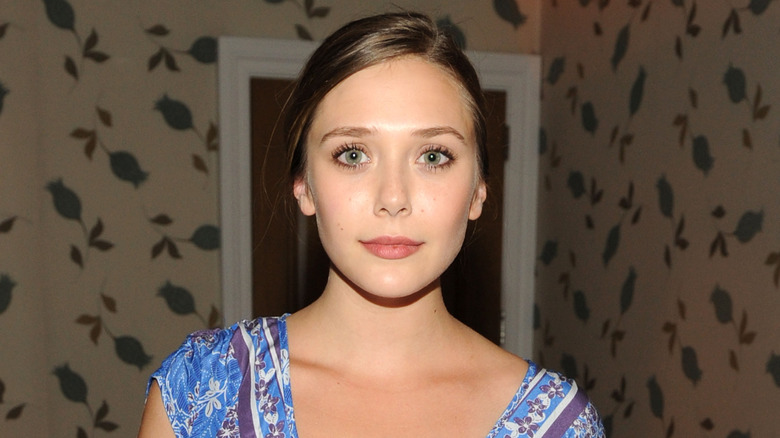 Elizabeth Olsen looking serious