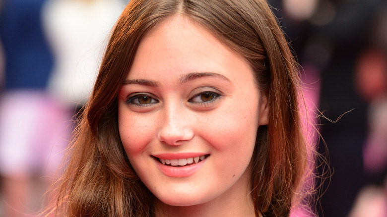 Young Ella Purnell on the red carpet