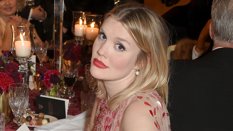 Emerald Fennell at a dinner