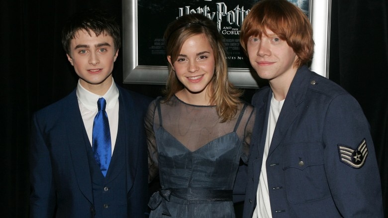 Daniel Radcliffe, Emma Watson, and Rupert Grint