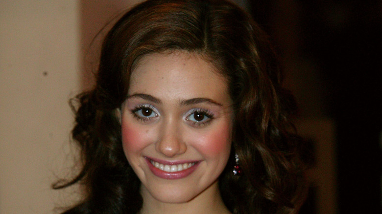 Emmy Rossum smiling