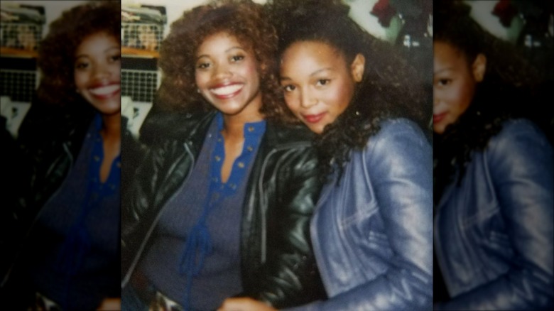 Erika Alexander and Shawana Kemp smiling