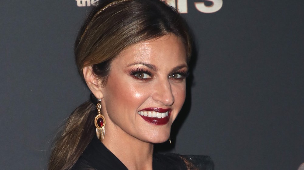 Erin Andrews on the red carpet for Dancing with the Stars in 2019