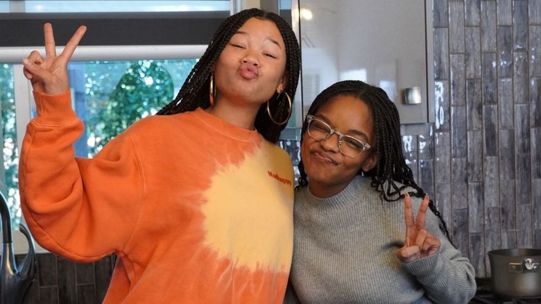 Storm Reid with Marsai Martin