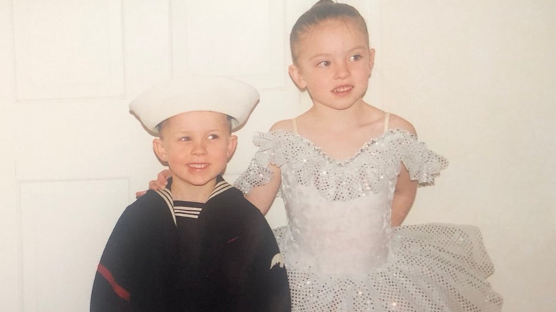 Sydney Sweeney with her brother