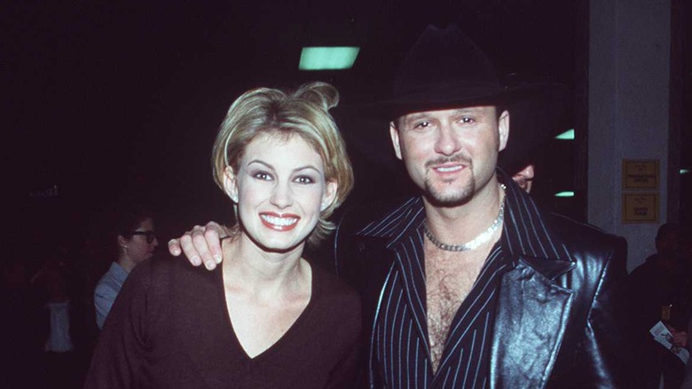 Faith Hill, Tim McGraw smiling