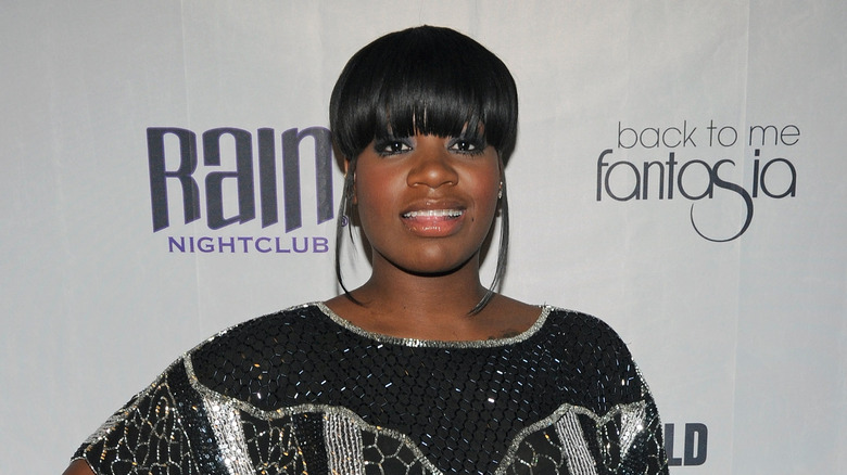 Fantasia Barrino n the red carpet in Vegas in 2010