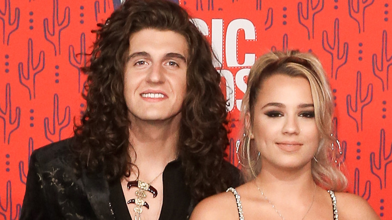 Cade Foehner and Gabby Barrett smiling in 2019