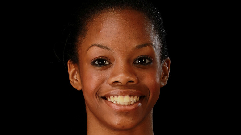 Gabby Douglas smiling wide