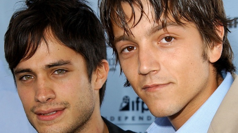 Gael García Bernal and Diego Luna grinning