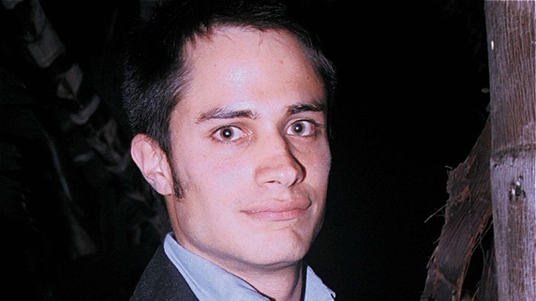 Gael García Bernal grinning