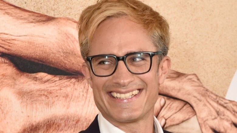 Gael García Bernal grinning 