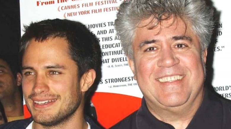 Gael García Bernal and Pedro Almodóvar