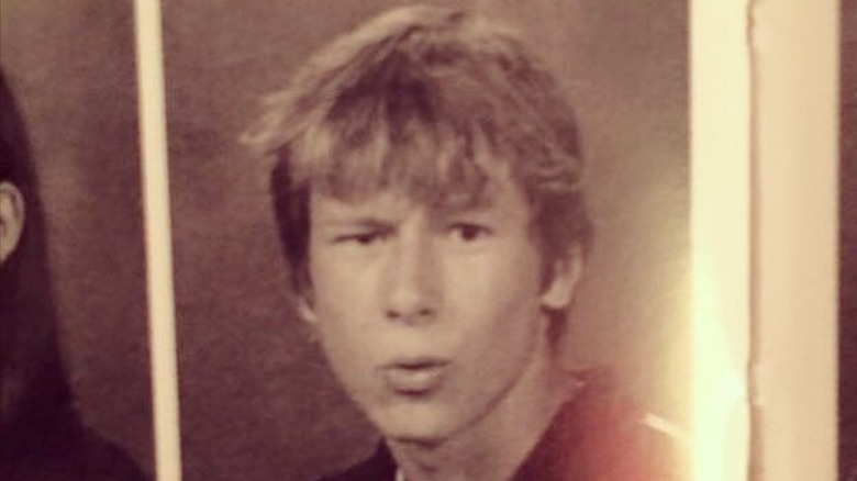 Glen Powell yearbook photo