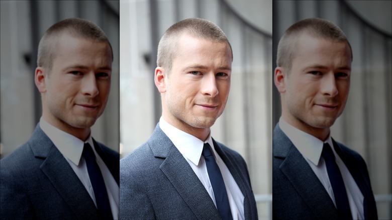 Glen Powell in tuxedo