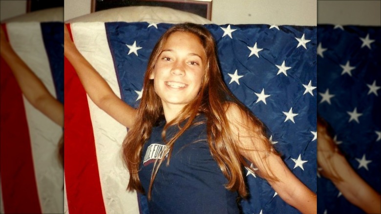 Ginger Zee as a teenager