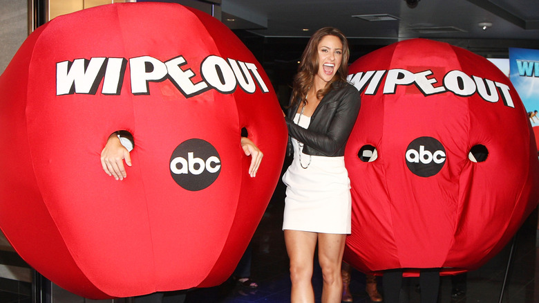 Jill Wagner at the Season 2 premiere of 'Wipeout'