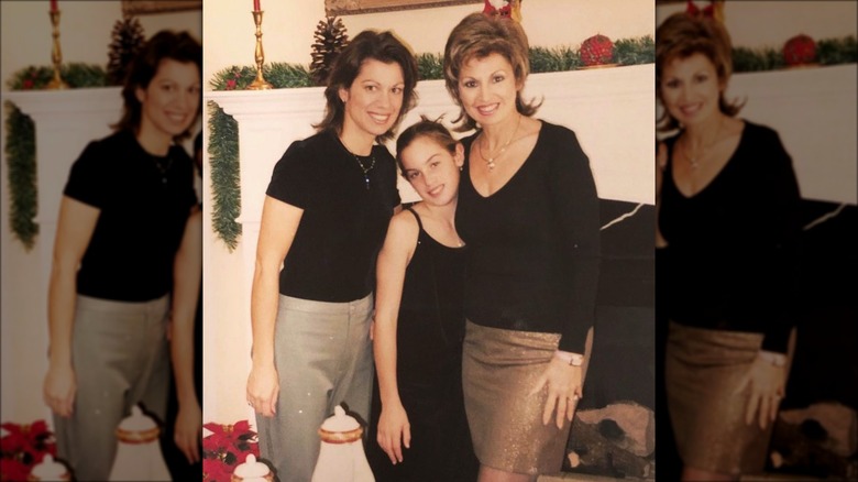 Hannah Berner with her mom and grandmother