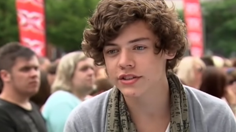 Harry Styles at "The X Factor" audition