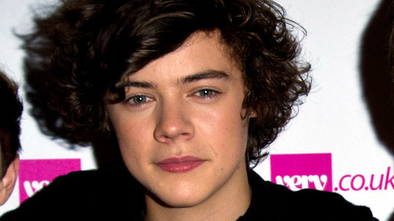 Young Harry Styles at an event