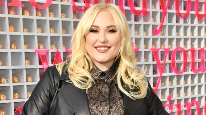 Hayley Hasselhoff in black jacket, 2021