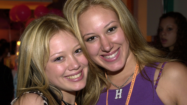 Haylie Duff with sister Hilary