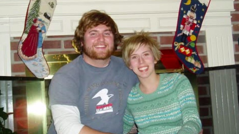 Ben and Erin Napier during their college days smiling together