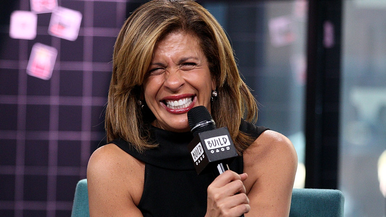 Hoda otb laughing at a book event