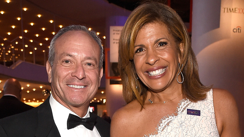 Hoda Kotb and ex-fiance Joel Schiffman at an event