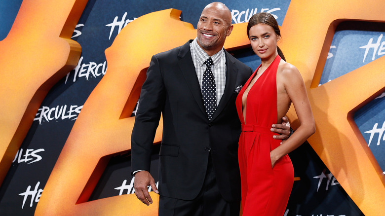 Dwayne The Rock Johnson and Irina Shayk