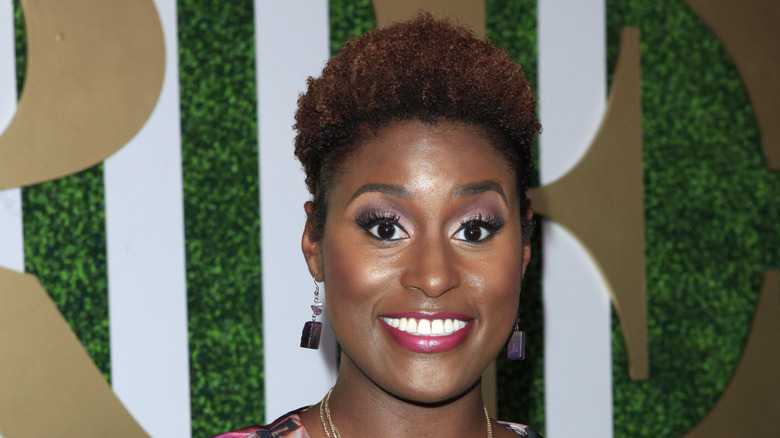 Issa Rae smiling at the BET Awards