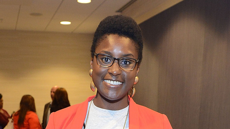 Issa Rae smiling at the Dream Project Symposium in Atlanta