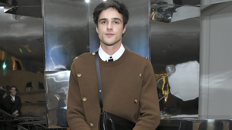 Jacob Elordi wearing purse