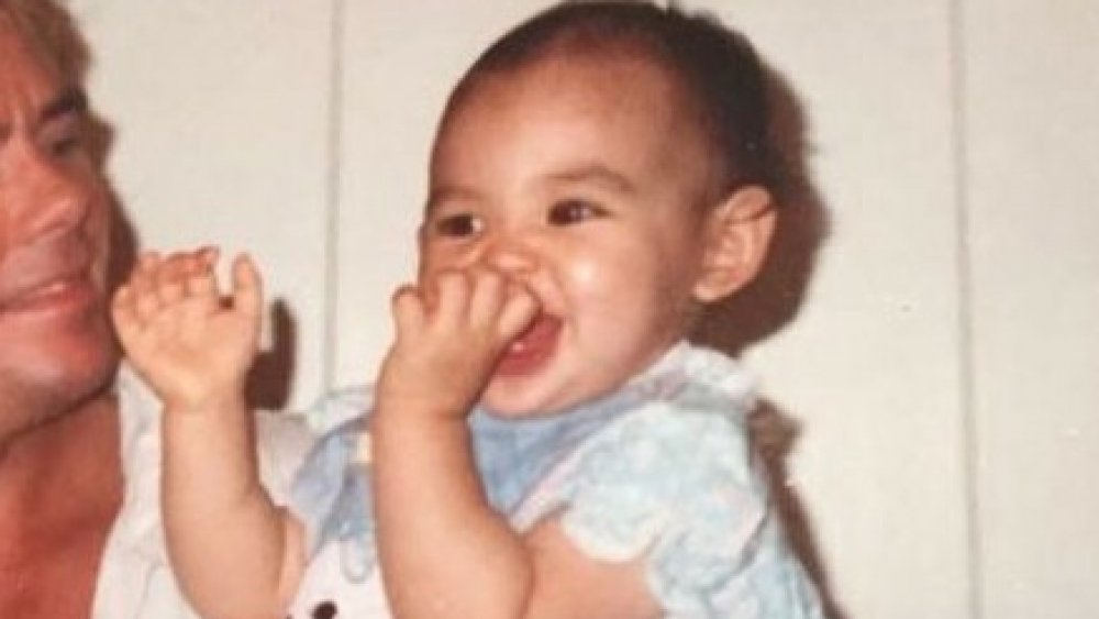 Janel Parrish as a baby